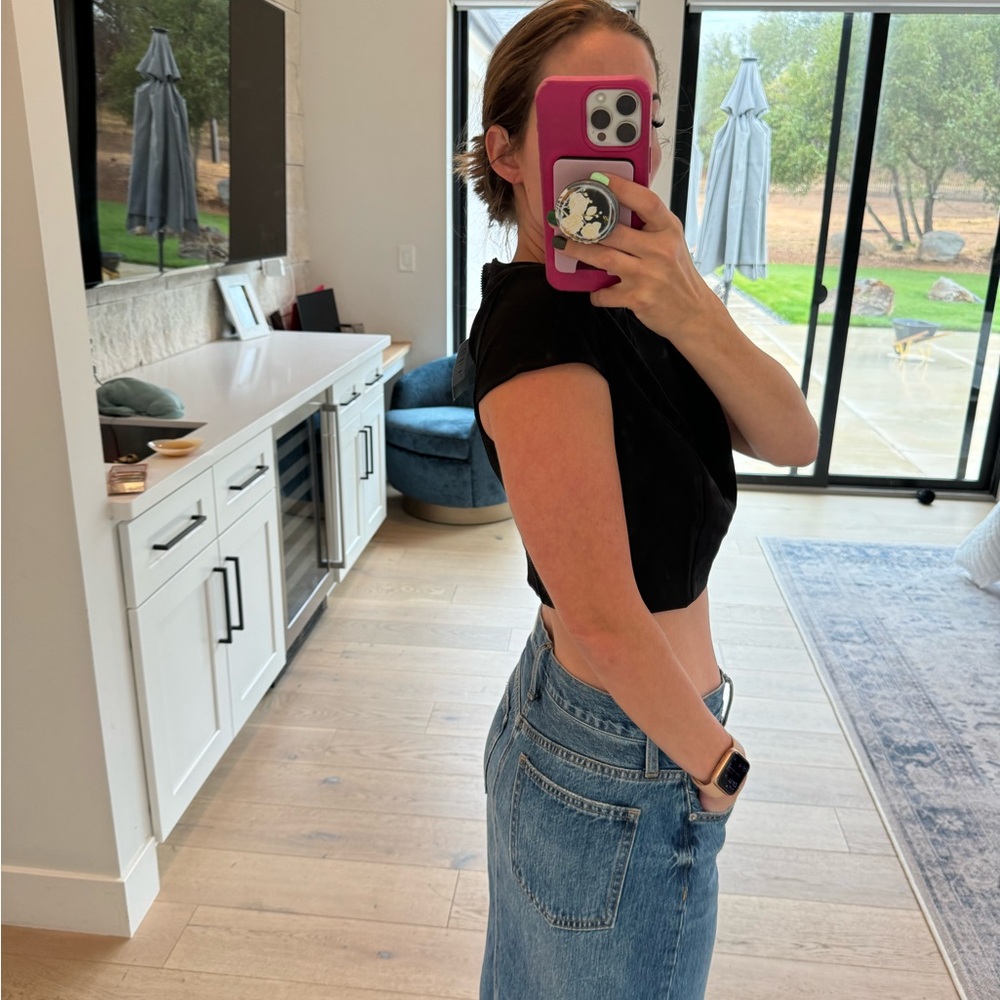 Structured crop top - Picture 4 of 9